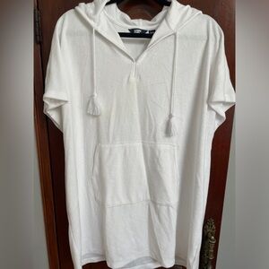 Land’s End Terry Hooded Swim Cover-up - Brand New- Size S/M